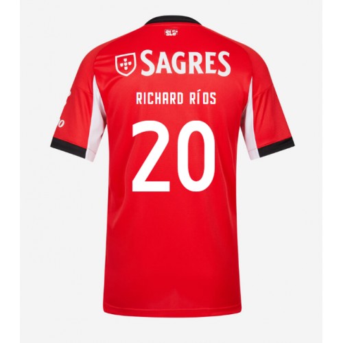Moški Nogometni dresi Benfica Richard Rios #20 Domači 2025-26 Kratek Rokav